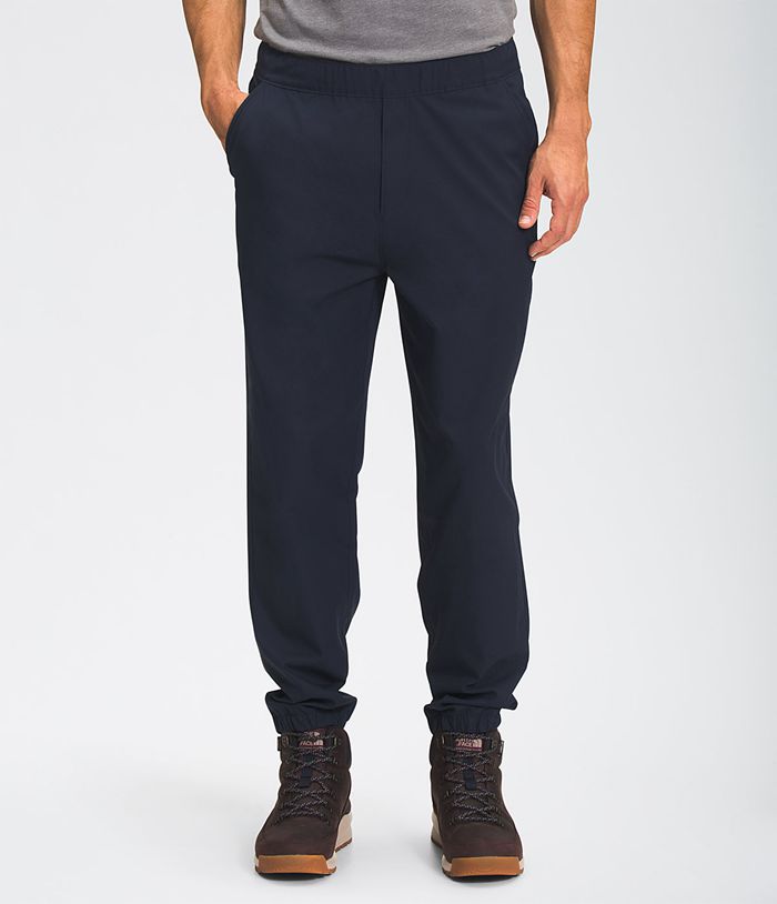 Pantalones The North Face Hombre Azul Marino City Estándar Jogger 92045XLZB